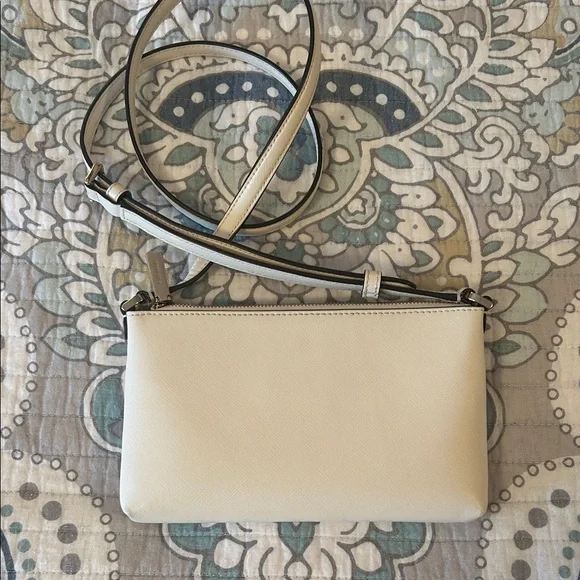 kate spade Cream Leather Crossbody Wallet Bag - Picture 4 of 12